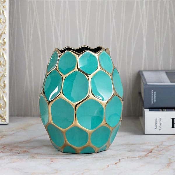 European Style ceramic vase green