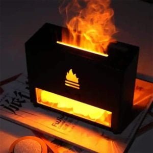 Flame Aromatherapy Salt Stone Air Humidifier