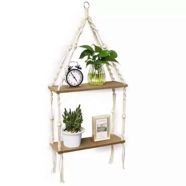 Floating shelves with hanging Rope near me