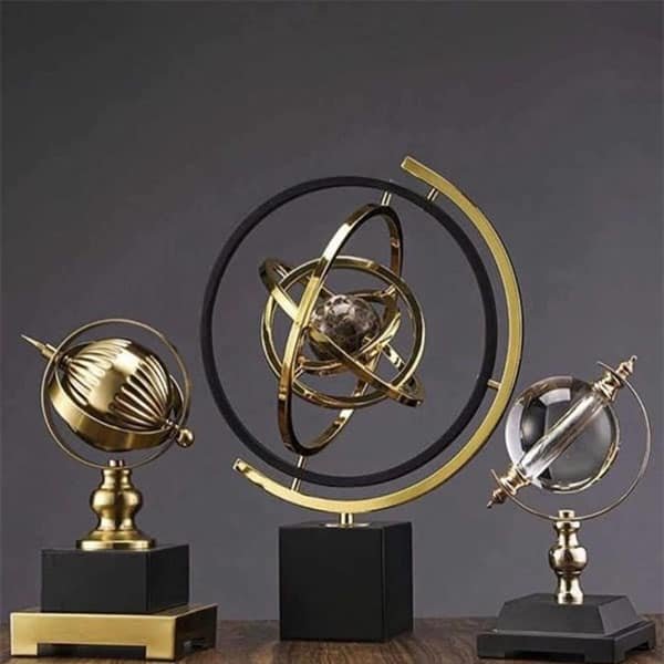 Heavy Marble Globe Decor 1