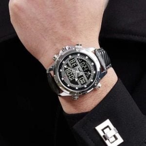 Men Naviforce NF 9197 Black & Silver