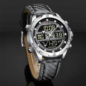 Men Naviforce NF 9197 Black & Silver