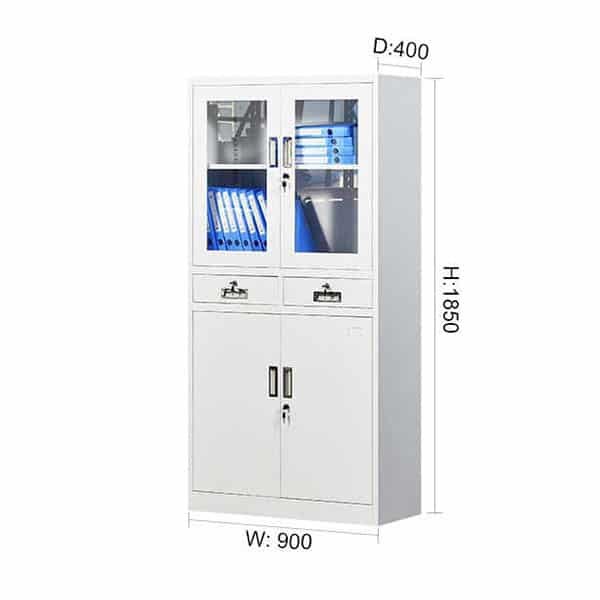 Metallic Steel Cabinet with Safe 4