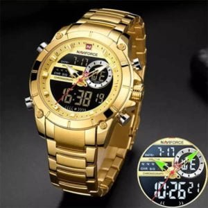 Naviforce Gold Watch For Men