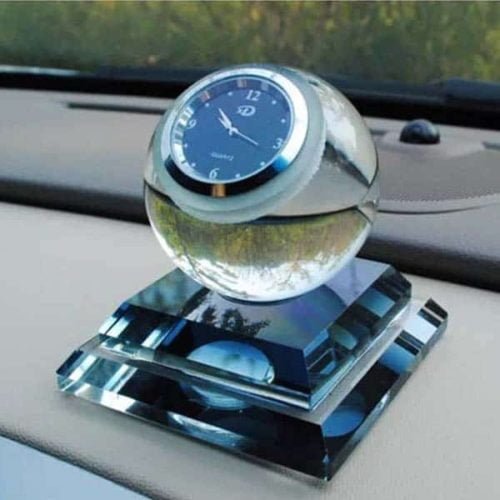 Small Crystal Glass Clock Air Diffuser