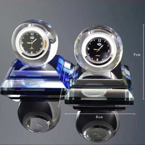 Small Crystal Glass Clock Air Diffuser