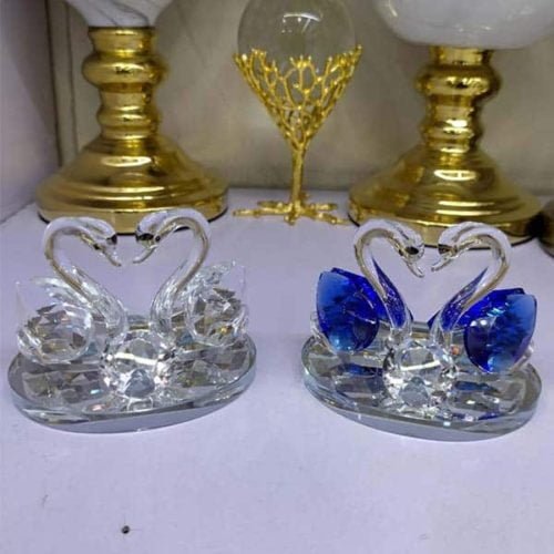 Small Iconic Signum crystal Swan Decoration Piece