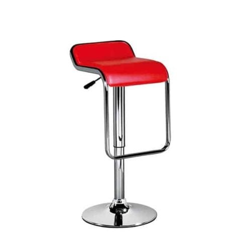 Stylish Barstool With Leather Padding