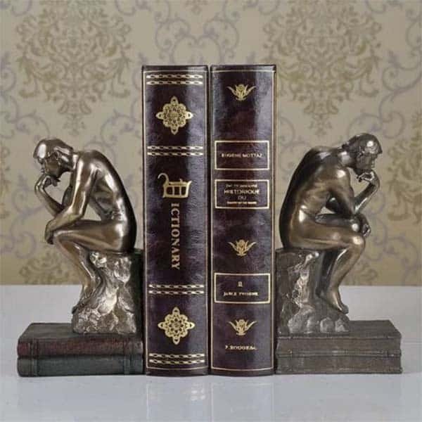 Thinking Man Bookends Heavy Resin statue Decor in nairobi