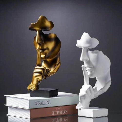 Silence Sculpture 3D Table Decor