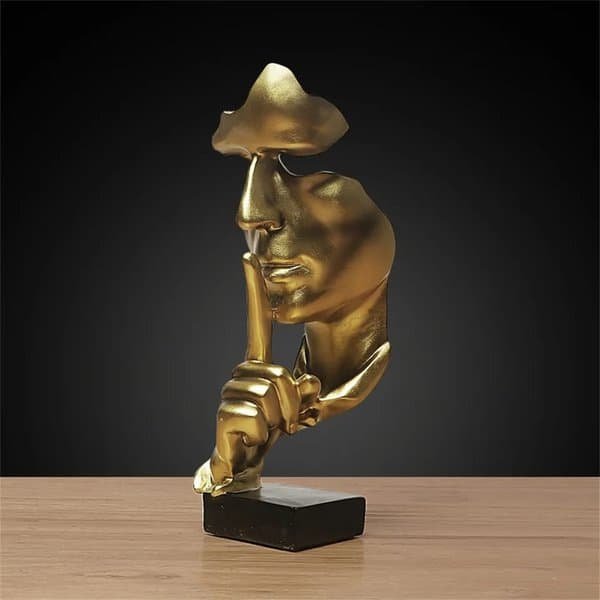 Silence Sculpture 3D Table Decor