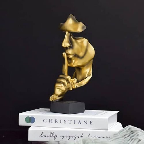 Silence Sculpture 3D Table Decor