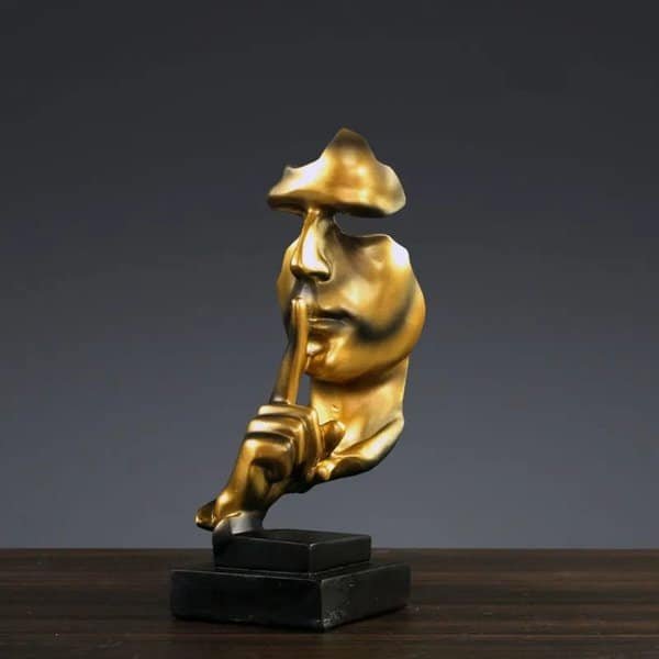 Silence Sculpture 3D Table Decor