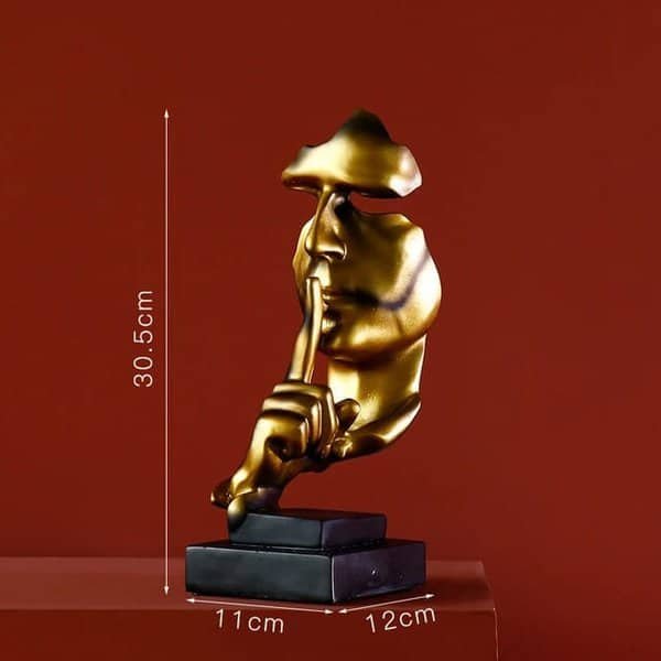 Silence Sculpture 3D Table Decor