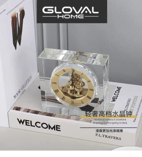 Luxury crystal Desk Clock