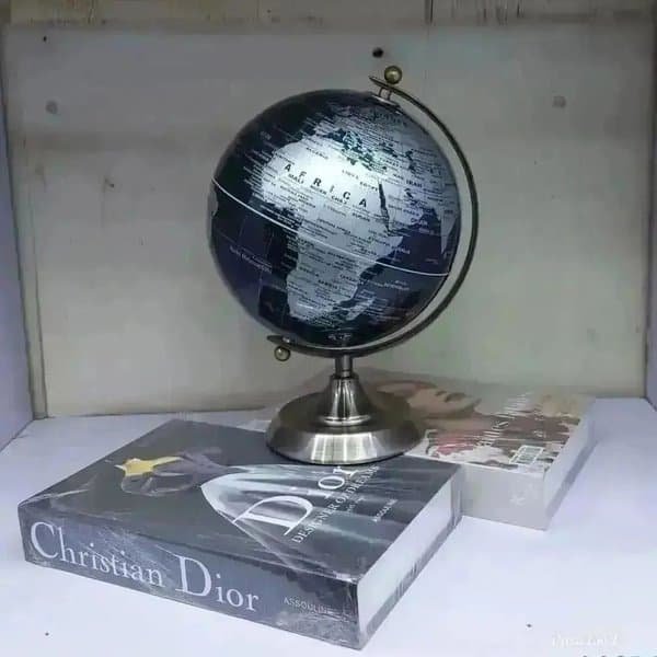 20cms Creative World Globe Decor Gold