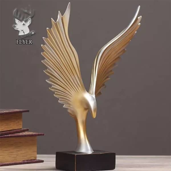 Winged Eagle Resin Statue