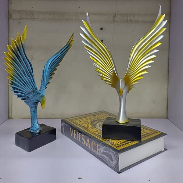 Winged Eagle Resin Statue