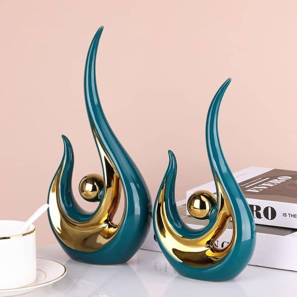 Desk Art Statue Modern Home Decor