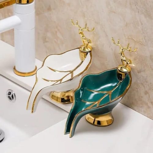 Nordic leaf soap holder