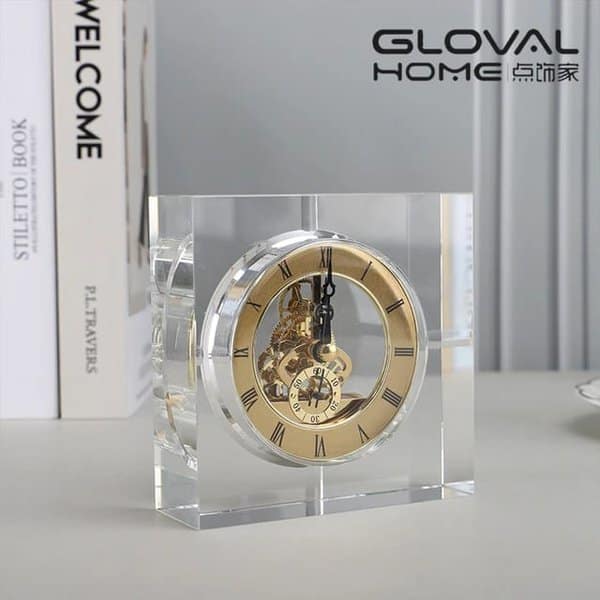  Creative Home Clock Crystal Crafts Gifts