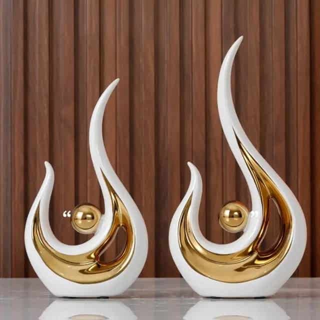 Desk Art Statue Modern Home Decor