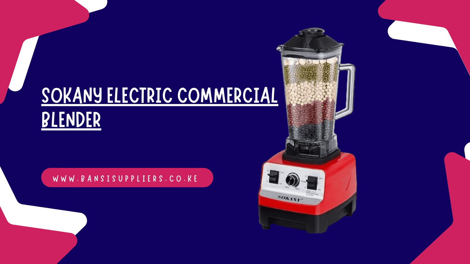 Sokany Electric Commercial Blender