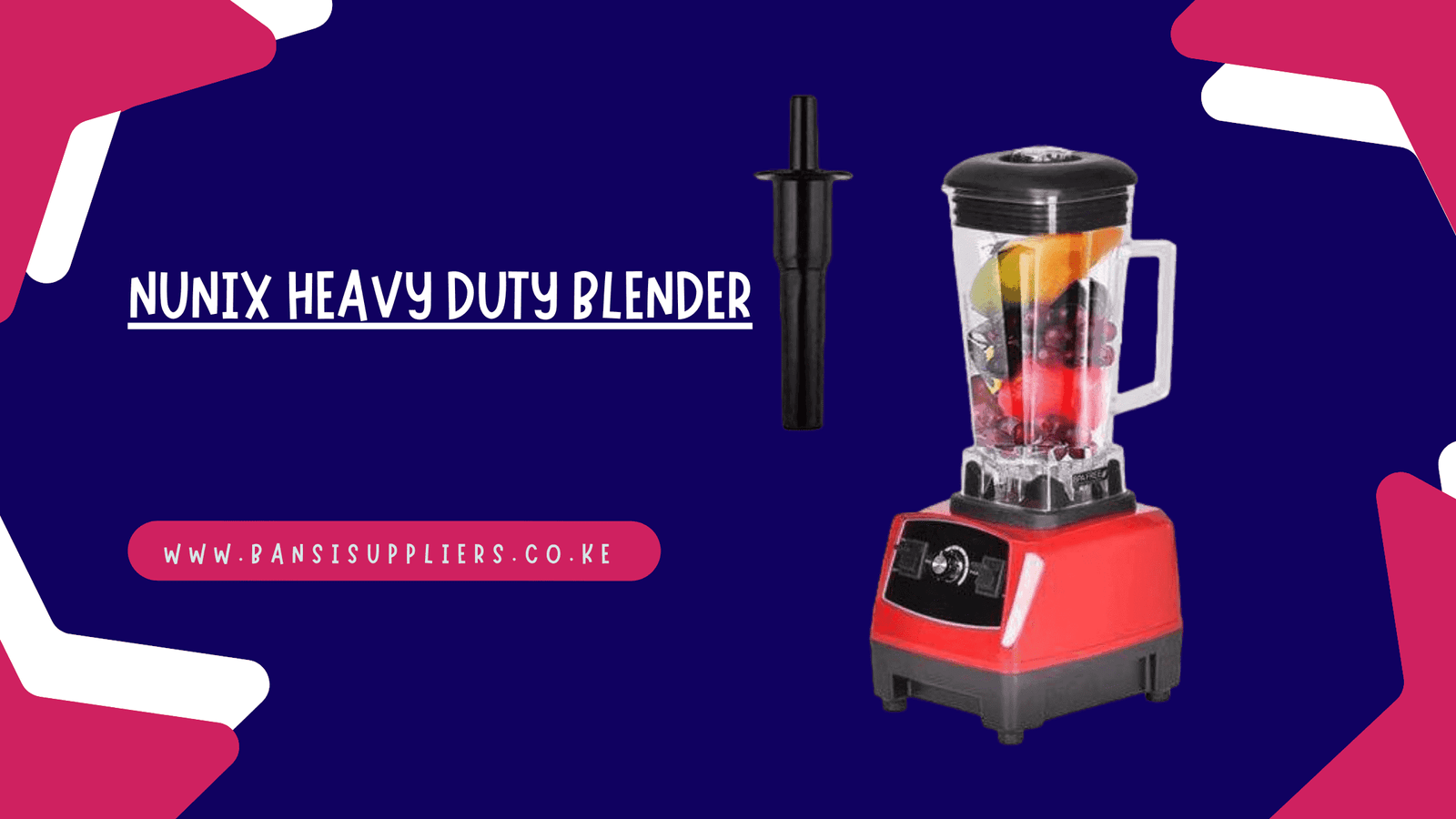 Nunix Heavy Duty Commercial Blender