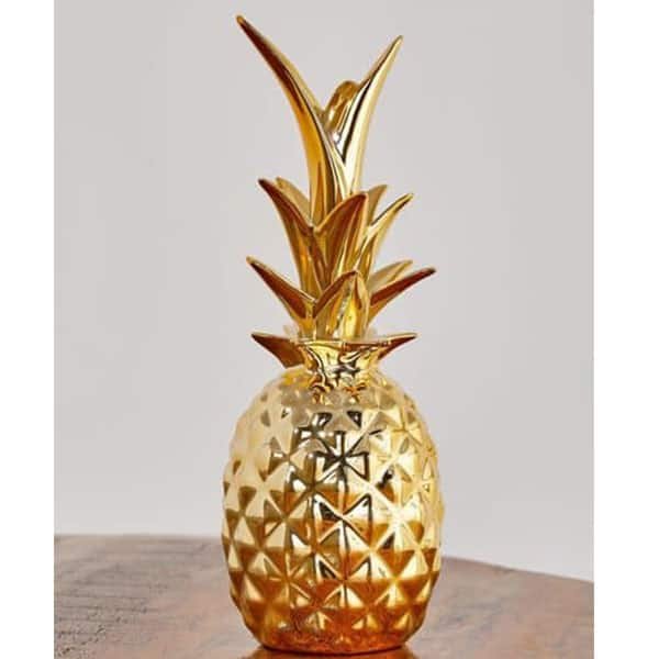 Golden Pineapple Decor