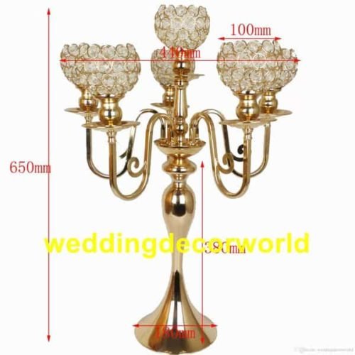 Gold Candle Holders-Candle Stand