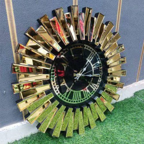 Decorative Sunburst Large Wall Clock