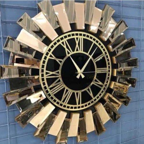 Decorative Sunburst Large Wall Clock