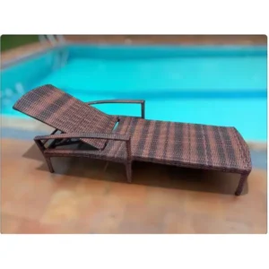 Rattan Poolside Bed