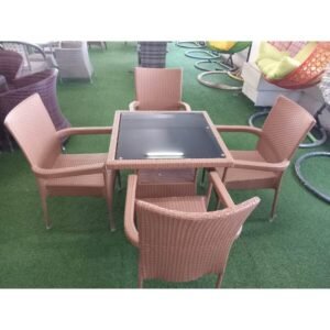 Brown Patio 4 Seater