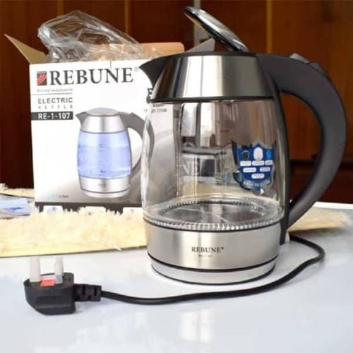 Rebune Electric Glass Kettle 1.8ltr