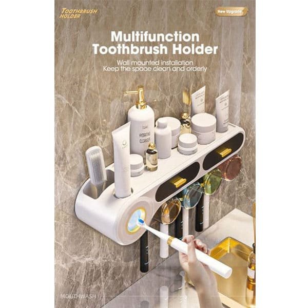 Wall Mounted Toothbrush Holder