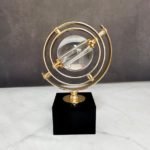 Crystal Globe Metallic Ornaments