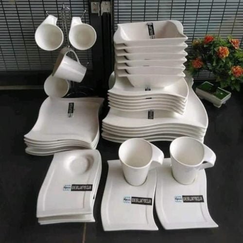 Dinner Plates-36Pcs Cups+Sauser+Plates.