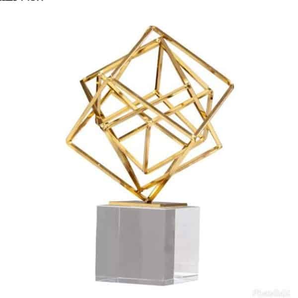 Creative Geometric Frame, Abstract Shape, Light Luxury And Artistic Style