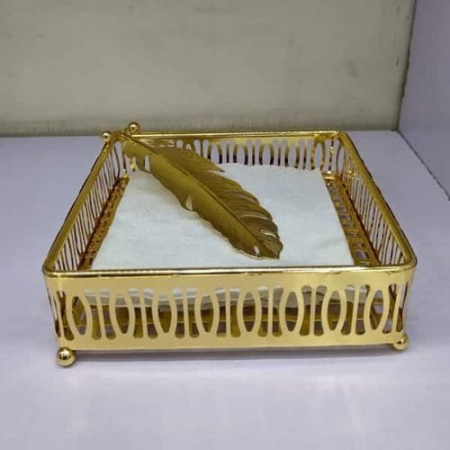 Gold Napkin Tray