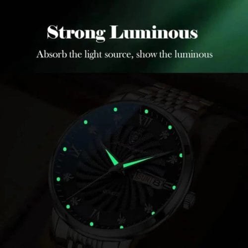 POEDAGAR 836 Stainless Steel Men Watch