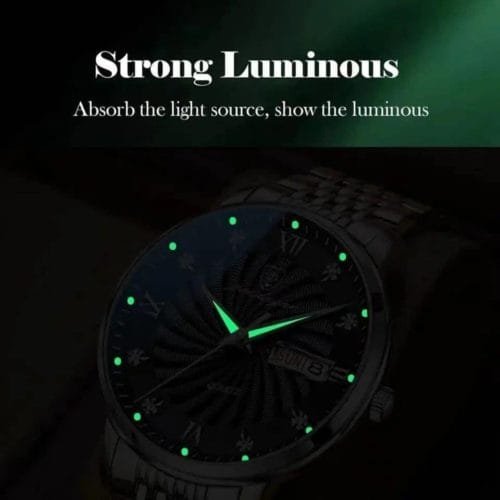 POEDAGAR 836 Stainless Steel Men Watch