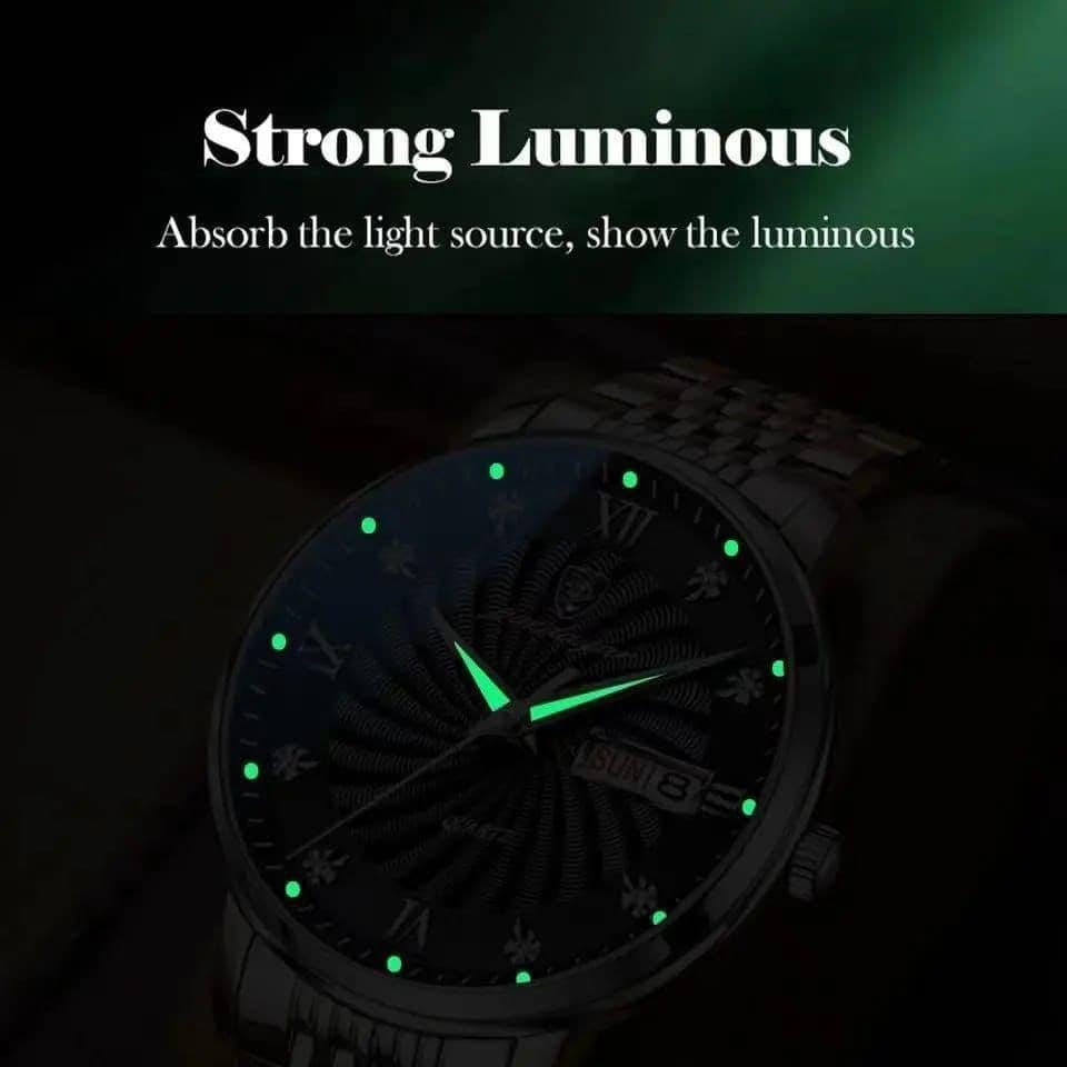 POEDAGAR 836 Stainless Steel Men Watch