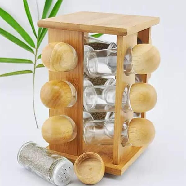 Bamboo Spice Rack