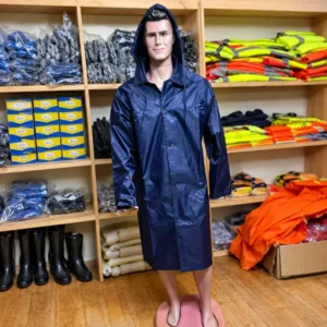 Navy Blue Long Raincoat Kenya