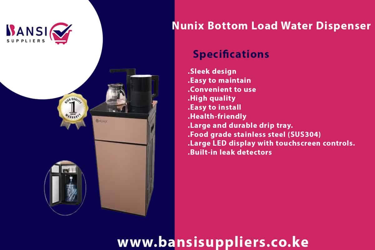 Nunix Bottom Load Water Dispenser/Types of Water Dispensers