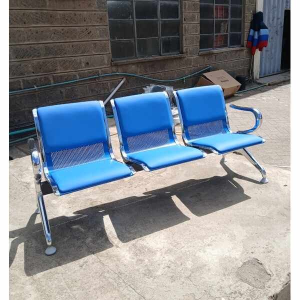 Blue Padded Link Chair