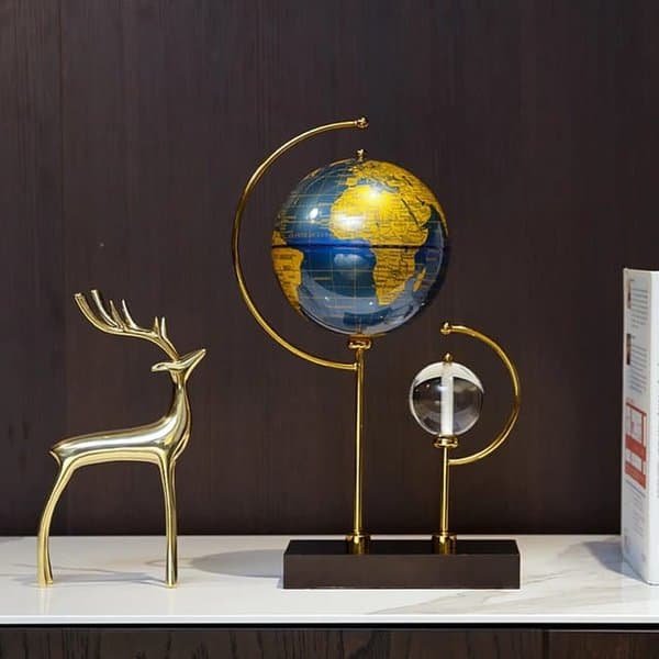 Creative Globe Desktop Ornaments Crystal Decoration
