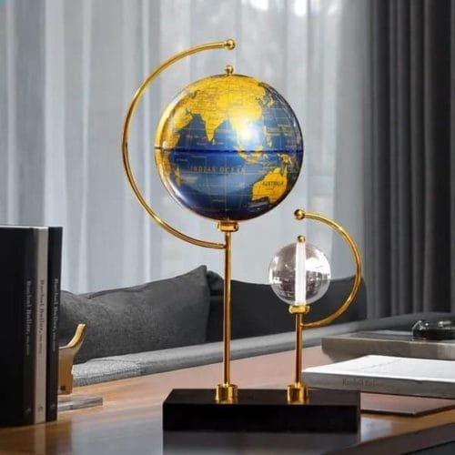 Creative Globe Desktop Ornaments Crystal Decoration