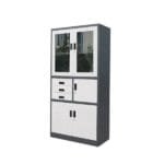 Metallic Steel Cabinet with safe